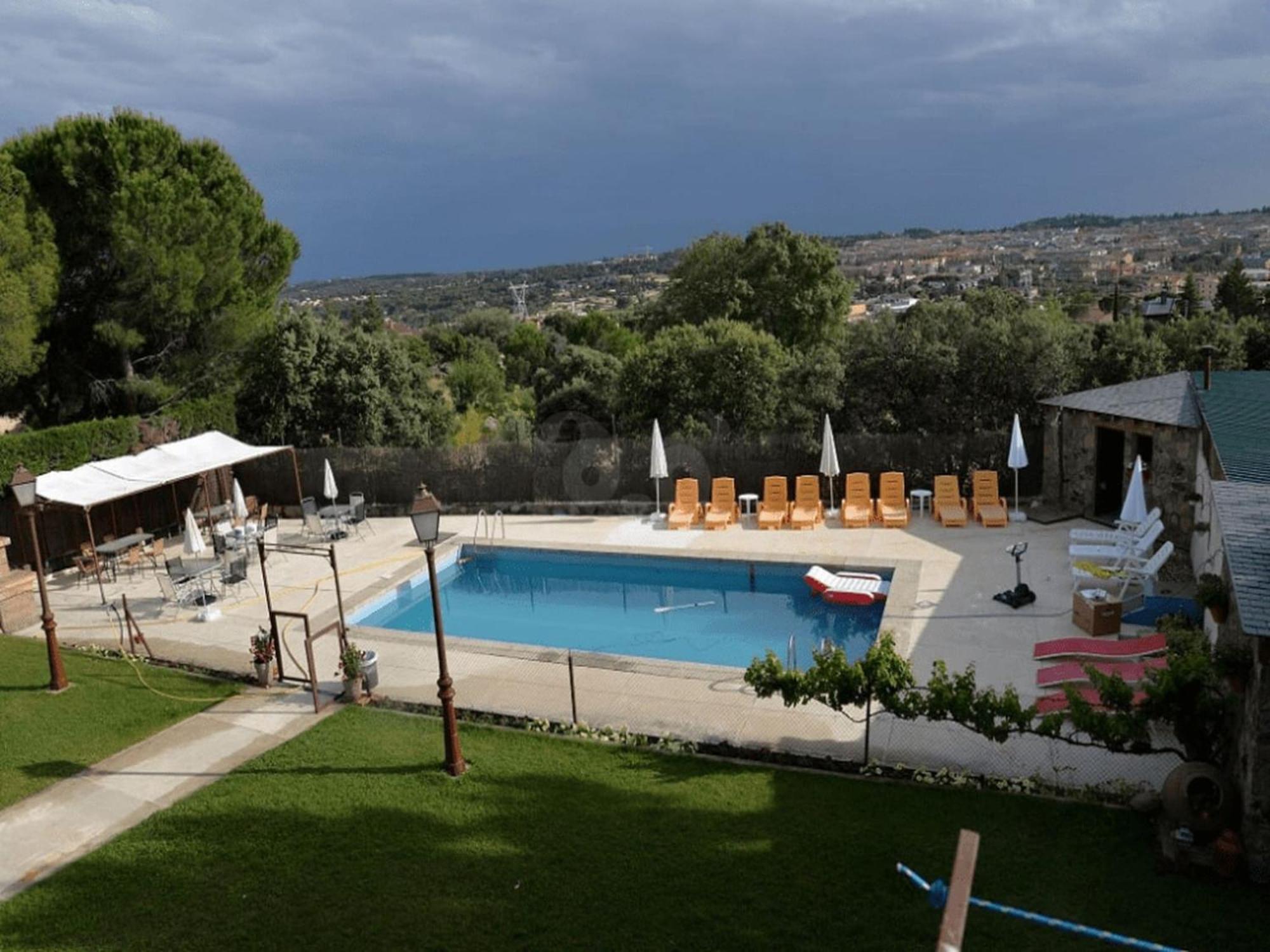 Rural Apartment With Shared Garden Pool And Spa Galapagar Exteriér fotografie